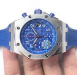 2019 Replica Audemars Piguet Royal Oak Offshore Swiss Cal.3126 Blue version Watch